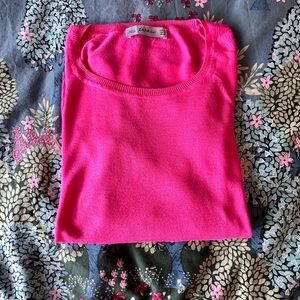 Zara Fuchsia Knit Top